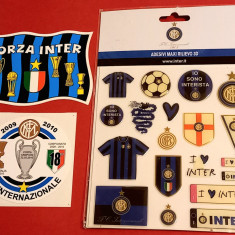 Stickere 3D + 2 stickere - fotbal - INTERNAZIONALE MILANO