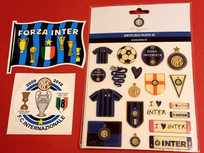 Stickere 3D + 2 stickere - fotbal - INTERNAZIONALE MILANO foto