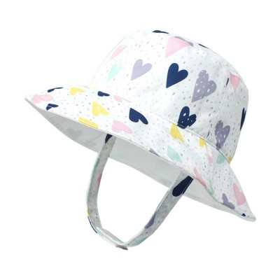 Palarie de soare REDQUIT&amp;reg;, cu doua fete, UPF50+, bebelusi, alb, 1-3 ani foto