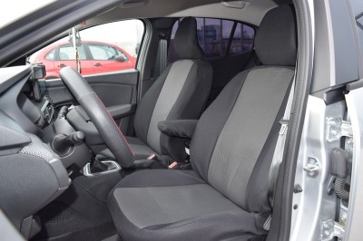 Set Huse scaune PREMIUM Dacia Logan III (2021-2023)- ACCES si ESSENTIAL fara cotiera cu decupaj airbag foto