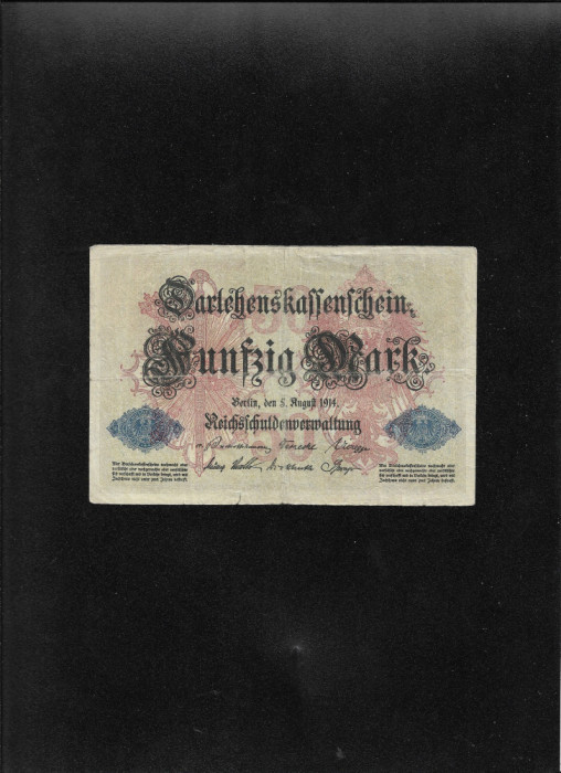 Germania 50 marci mark 1914 seria4611735