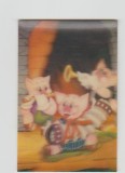 bnk cld Calendar de buzunar 1990 - URSS - 3 D - desene animate - Cei trei purcelusi