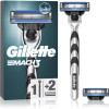 Gillette Mach3 Aparat de ras + rezervă lame 2 buc