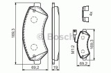 Set placute frana,frana disc FIAT DUCATO bus (250, 290) (2006 - 2016) BOSCH 0 986 494 580