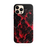 Husa compatibila cu Apple iPhone 14 Plus model 8 Bit Pixel City, Silicon, TPU, Viceversa, Transparent, Carcasa