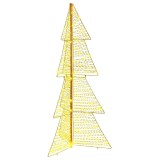 VidaXL Brad de Crăciun cu 160 LED Alb cald 150 cm PET 42019218
