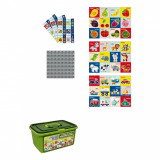 Set Cuburi pentru Construit, 3 puzzle-uri, 146 piese