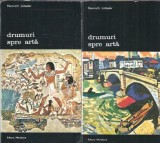 Cumpara ieftin Drumuri spre arta (2 volume) Heinrich Lutzeler Editura Meridiane Biblioteca de Arta 1986