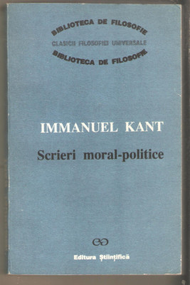 Immanuel Kant-Scrieri moral-politice foto
