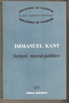 Immanuel Kant-Scrieri moral-politice foto