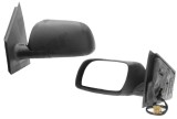 Oglinda exterioara VW Polo (9N) Hatchback 10.2001-04.2005 Partea Stanga Crom Asferica Electrica Cu Incalzire, carcasa neagra, cu 5 pini