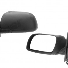 Oglinda exterioara VW Polo (9N) Hatchback 10.2001-04.2005 Partea Stanga Crom Asferica Electrica Cu Incalzire, carcasa neagra, cu 5 pini