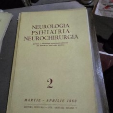 Revista Neurologia, Psihiatria, Neurochirurgia nr.2/1960