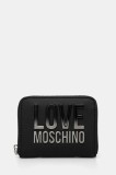 Love Moschino portofel femei, culoarea negru, JC5732PP0MKD000B
