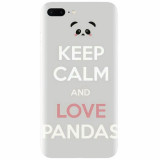 Husa silicon pentru Apple Iphone 7 Plus, Panda Phone