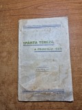 carte religioasa - sfanta tereza a pruncului isus - din anul 1936