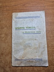 carte religioasa - sfanta tereza a pruncului isus - din anul 1936