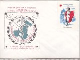 bnk fil Plic ocazional 7 aprilie Ziua sanatatii - Filiala AFR Prahova - marca Crucea Rosie 1980