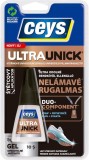 Adeziv instant gel Ceys Ultraunick 5 g cu pensula, flexibil