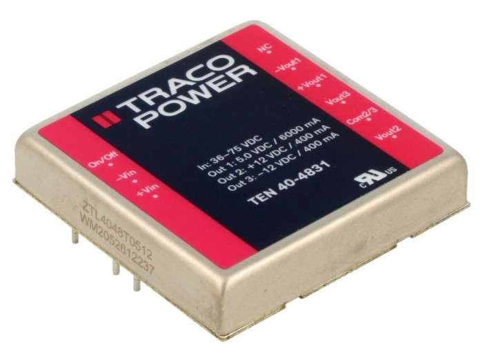 Convertor DC/DC 40W 36&divide;75VDC