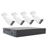 Aproape nou: Kit supraveghere video PNI House POE154 5MP - NVR si 4 camere exterior