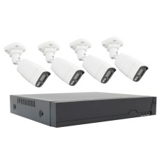 Aproape nou: Kit supraveghere video PNI House POE154 5MP - NVR si 4 camere exterior