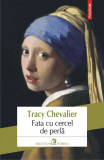 Fata cu cercel de perla - Roman Tracy Chevalier. Ecranizat 2003 cu Scarlett Johansson. Traducere din engleza. Carte beletristica.