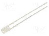 Dioda LED, 3mm, albastru, 150...220mcd, 10...15mA, 12V, OPTOSUPPLY - OSB5SA3FE1B-12V