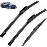 Cumpara ieftin Set 3 stergatoare fata/spate pentru parbriz, 60/45/32.5 cm pentru Renault Megane III 2011-2016