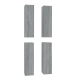 Cumpara ieftin Comode TV, 4 buc., gri sonoma, 30,5x30x110 cm, lemn prelucrat