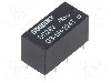 Releu subminiaturale, 24V DC, 2A, serie GS, GOODSKY - GS-SH-224T