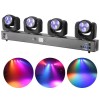 Bara de Lumini LED RGBW 4x10W Multicolor cu Display LCD, DMX si Control Muzical, Party