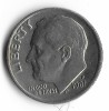 SUA one dime 1981, America de Nord