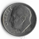 SUA one dime 1981