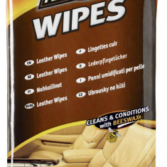 Servetele Umede Intretinere Piele Armor All Leather Wipes, 20 buc