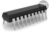 Microcontroler DIP20 cu Interfață Multiplu (I2C, IrDA, JTAG, SPI, UART)