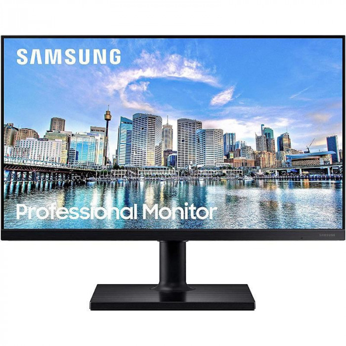 Monitor samsung lf24t450fqrxen 23.8 inch curvature: flat panel type:ips resolution: 1920 x 1080 aspect ratio:
