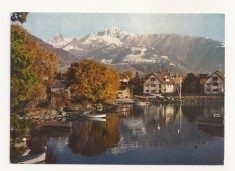 FR2 -Carte Postala - FRANTA -Clarens-Montreux, Le port. circulata