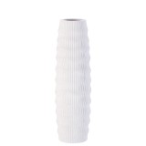 Vaza flori ceramica alba Pelik 13,5 x 46 cm