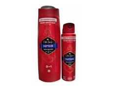 Gel de dus Old Spice, Captain, 400 ml + Deodorant pentru barbati, Old Spice, Captain, 150 ml