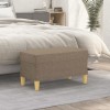 VidaXL Bancă, gri taupe, 70x35x41 cm, textil 349374