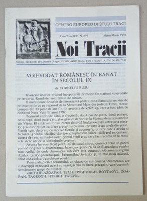 NOI TRACII , REVISTA FONDATA DE JOSIF CONSTANTIN DRAGAN , NR.209 , 1992 foto