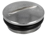Capac de protecție alamă IP68 M63 1,5 nichel