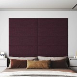 Cumpara ieftin Panouri de perete 12 buc. violet 90x30 cm textil 3,24 m&sup2;