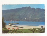 FA157 - Carte Postala - FRANTA - La Plage d'Aix Les Bains et Dent du CHat, circulata 1966