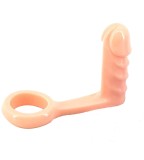 Dildo realistic cu inel penis 13cm