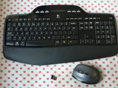 Kit tastatura + mouse Logitech Wireless Desktop MK710. foto
