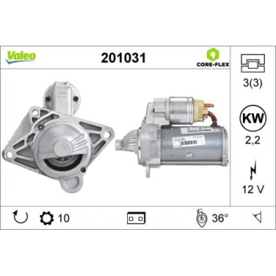 Valeo starter Valeo Core-Flex foto
