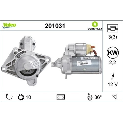 Valeo starter Valeo Core-Flex