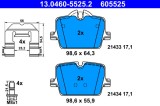 ATE 13.0460-5525.2 set placute frana,frana disc